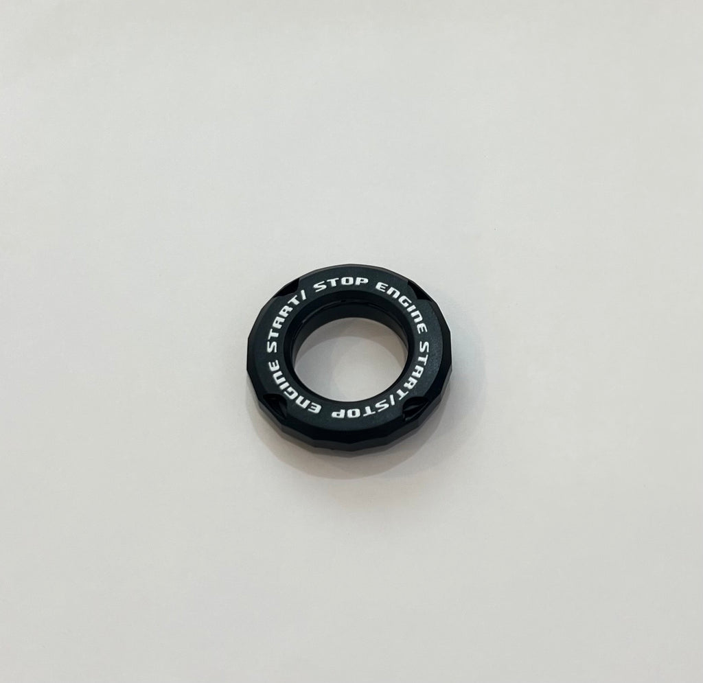 Ignition cover with design
