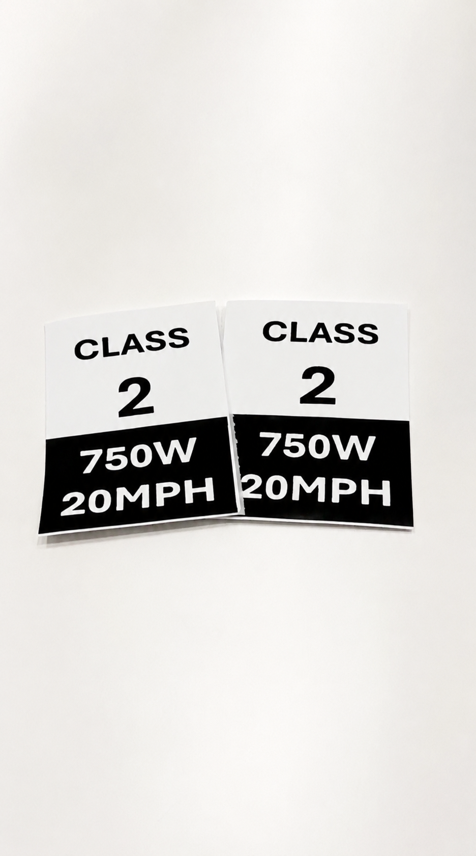 750 watt sticker